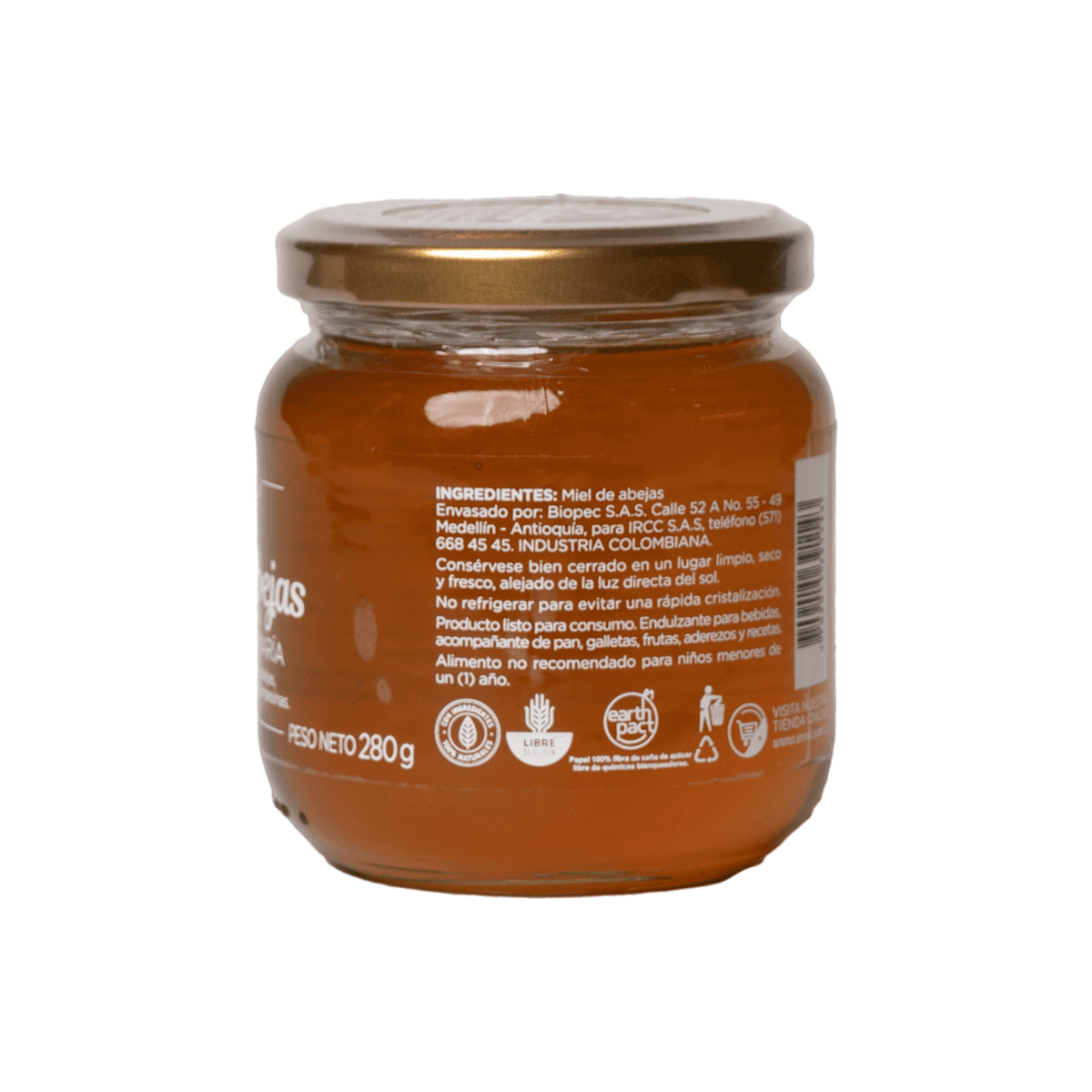 Miel de abejas 280 gramos