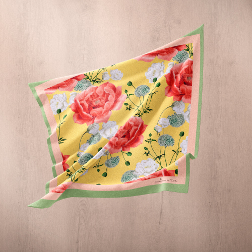 Pañuelos para mujer con rosas de colores