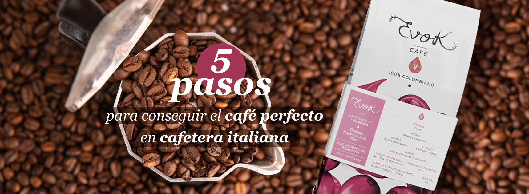 Cómo hacer café en cafetera italiana en 5 pasos